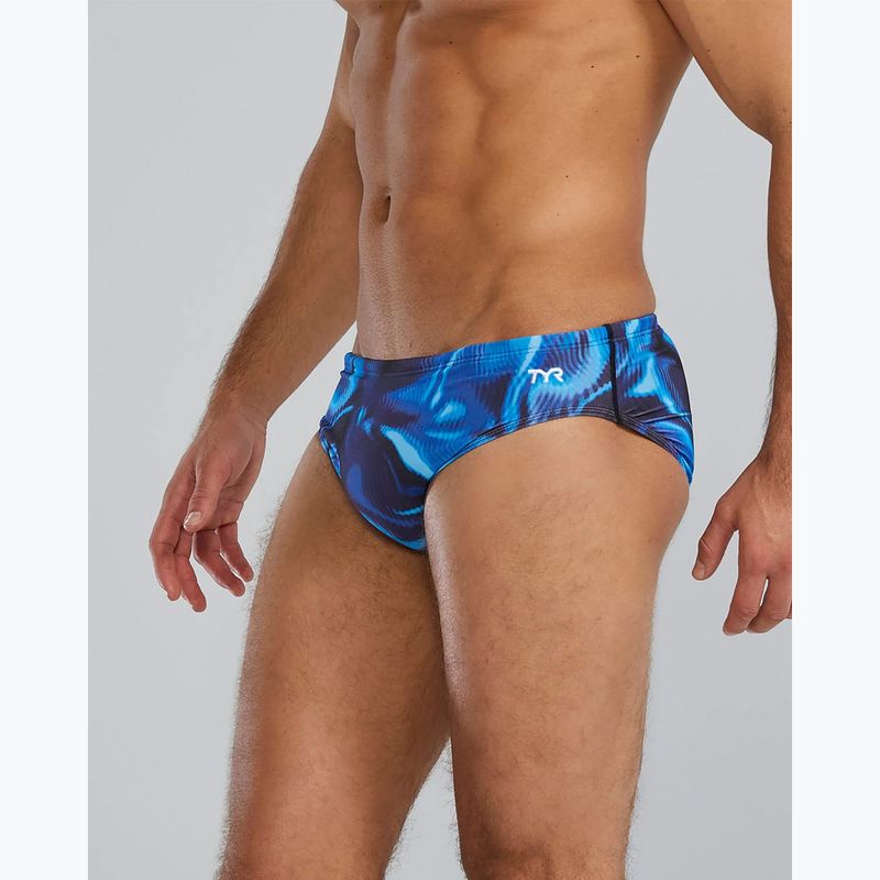 Pánske plavky TYR Durafast Elite Waveform Brief blue 4