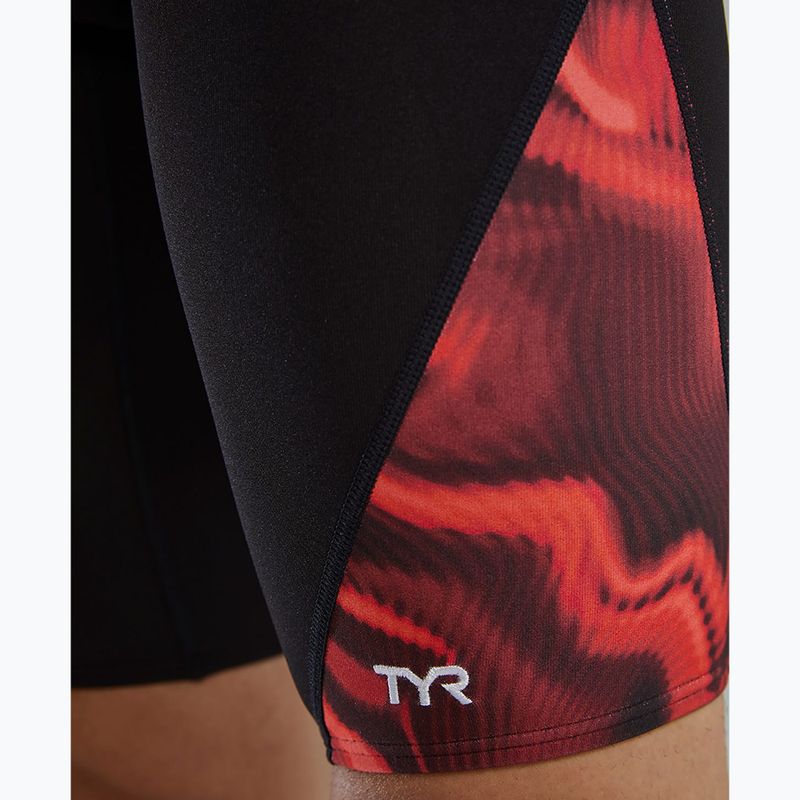 Pánske plavky jammer TYR Durafast Elite Waveform Blade Splice red 8