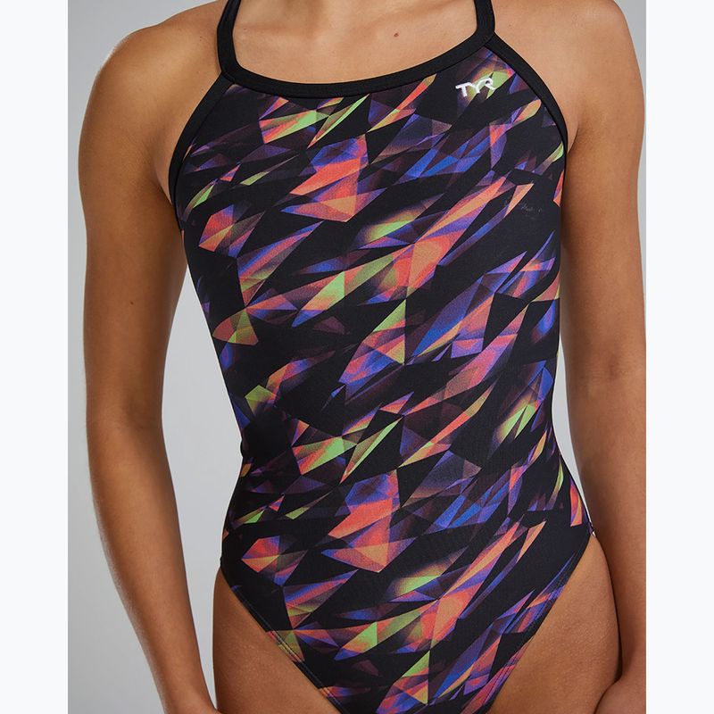 Dámske jednodielne plavky Tyr Durafast Elite Triadic Diamondfit multicolor 5