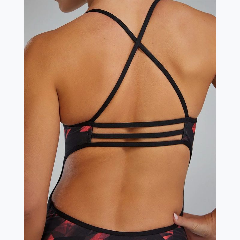 Dámske jednodielne plavky TYR Durafast Elite Triadic Trinityfit red 10