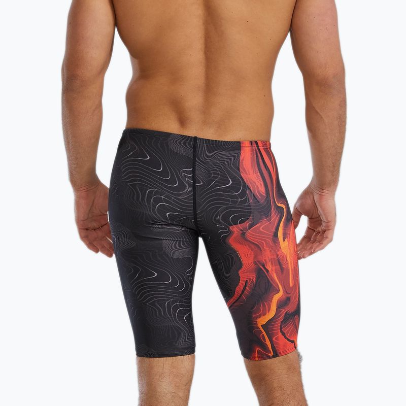 Pánske  plavky jammery Tyr Durafast Elite Firestorm metalic fire 2