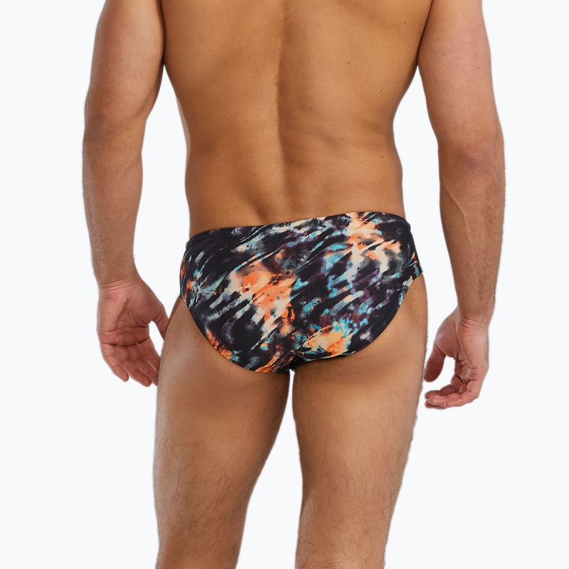 Pánske plavky Tyr Durafast Elite Validus orange/aqua/black 2