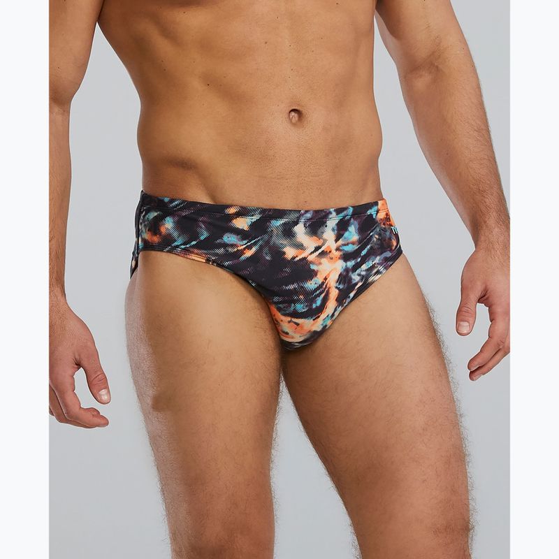 Pánske plavky Tyr Durafast Elite Validus orange/aqua/black 4