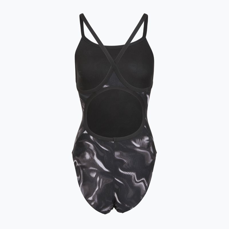 Dámske jednodielne plavky TYR Durafast Elite Waveform Diamondfit titanium 2