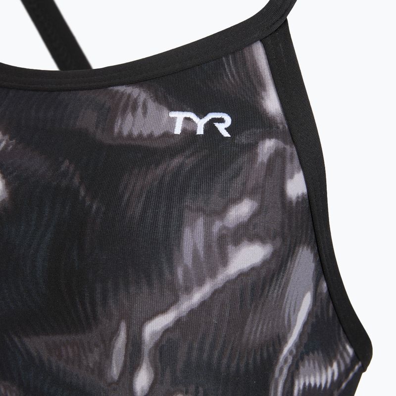 Dámske jednodielne plavky TYR Durafast Elite Waveform Diamondfit titanium 3