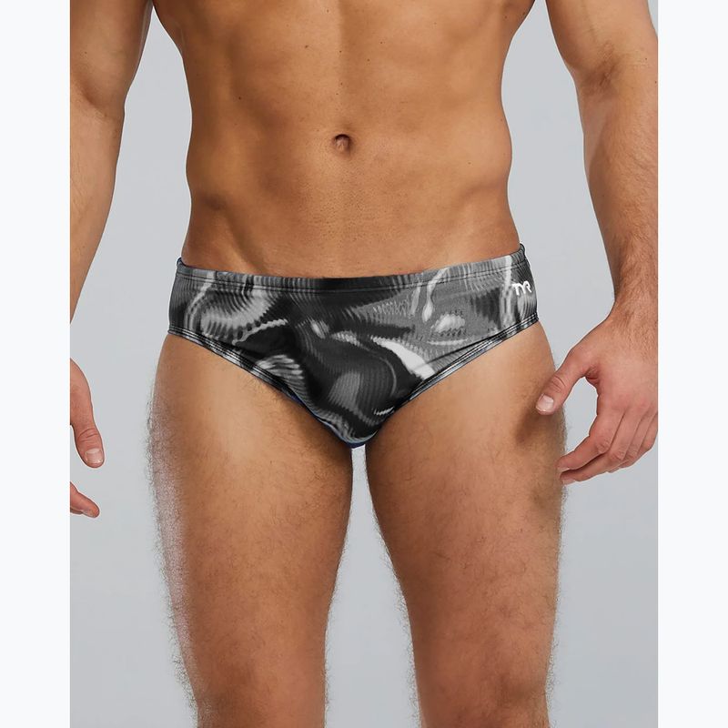 Pánske plavky TYR Durafast Elite Waveform Brief titanium 4