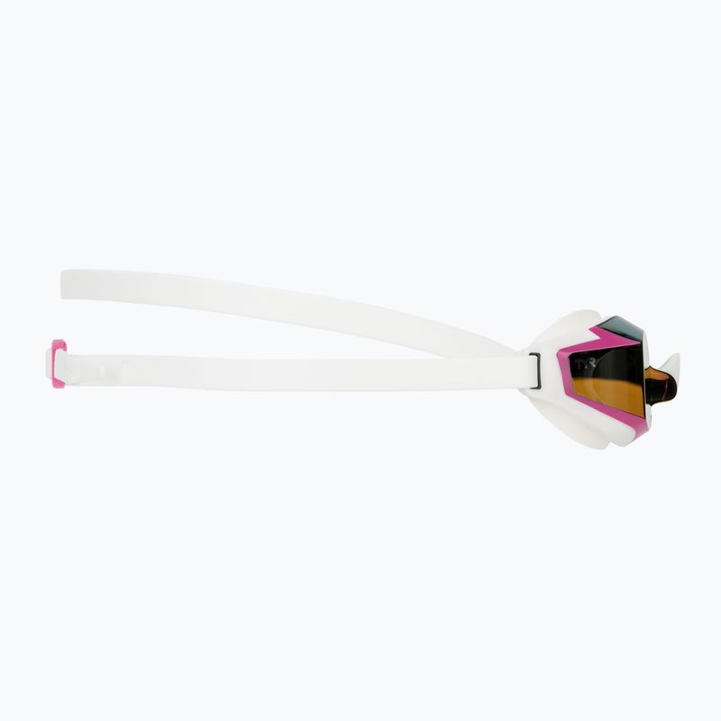 Plavecké okuliare TYR Stealth-X Performance Mirrored pink/white 3