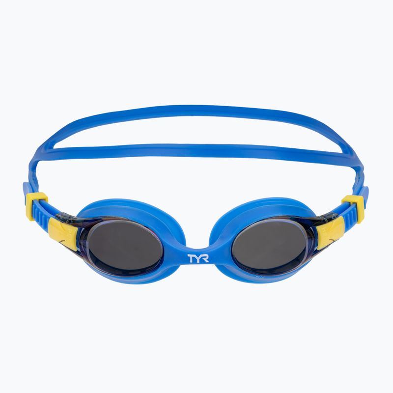 Detské plavecké okuliare TYR Swimple Metallized blue/yellow 2