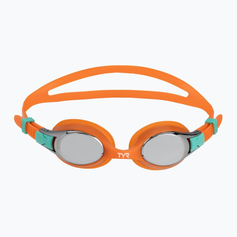 Detské plavecké okuliare TYR Swimple Metallized orange/multi 2