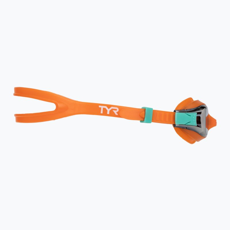 Detské plavecké okuliare TYR Swimple Metallized orange/multi 3