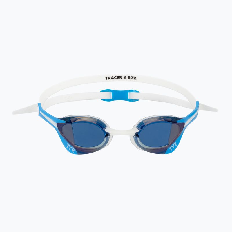 Plavecké okuliare TYR Tracer-X Elite Racing Mirrored blue/white 2