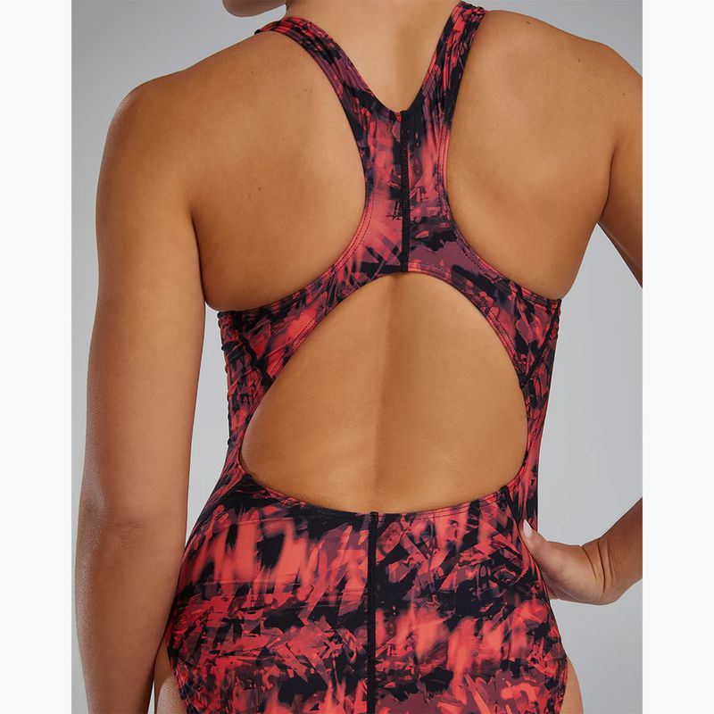 Dámske jednodielne plavky TYR Durafast Lite Seismo Maxfit red 6