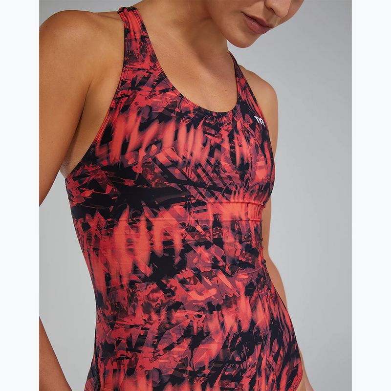 Dámske jednodielne plavky TYR Durafast Lite Seismo Maxfit red 7