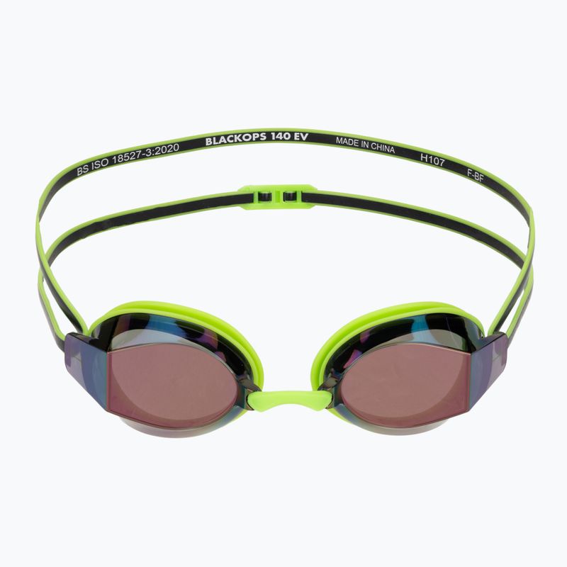 Plavecké okuliare TYR Blackops 140 Ev Racing Mirrored bright green/black 2
