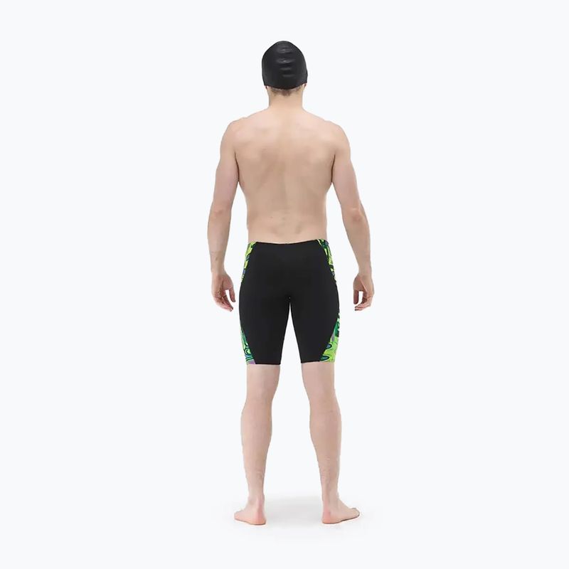 Pánske plavky jammery TYR Splice Flux Jammer lime/multi 4