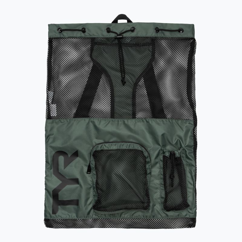 Plavecký vak TYR Big Mesh Mummy 40 l olive