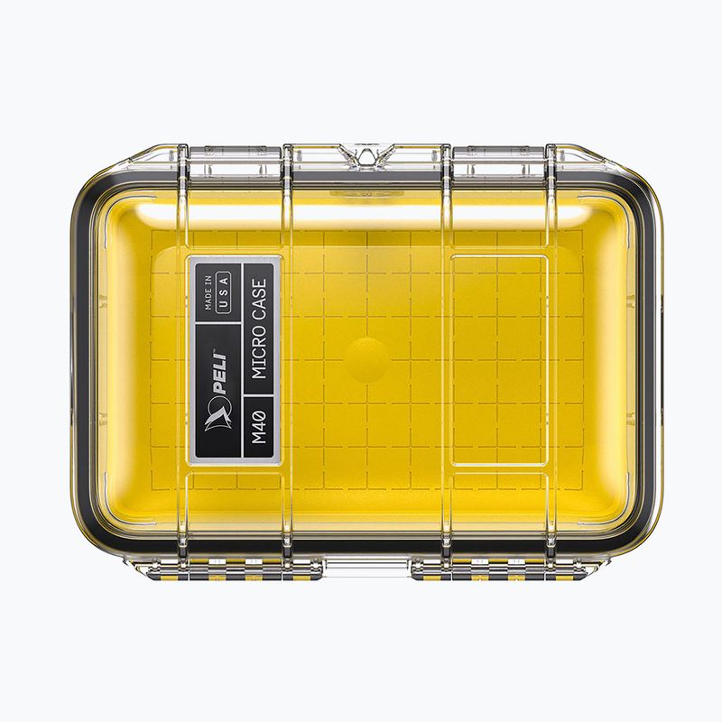 Nádoba na uskladnenie PELI M40 Micro Case clear yellow 3
