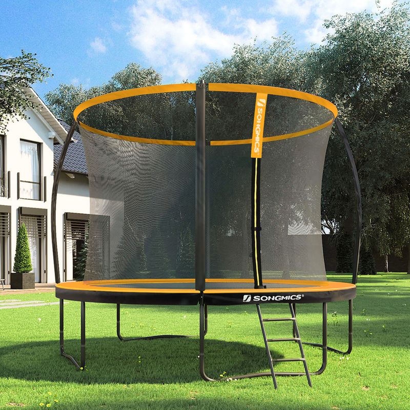 SONGMICS záhradná trampolína 366 cm oranžová STR122O1 2
