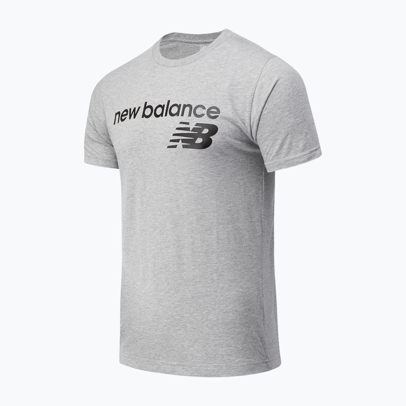 Pánske tričko New Balance Classic Core Logo šedé