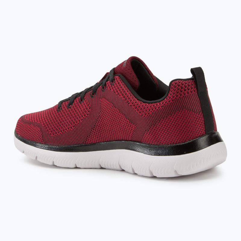 Pánska obuv SKECHERS Summits Brisbane red/black 3