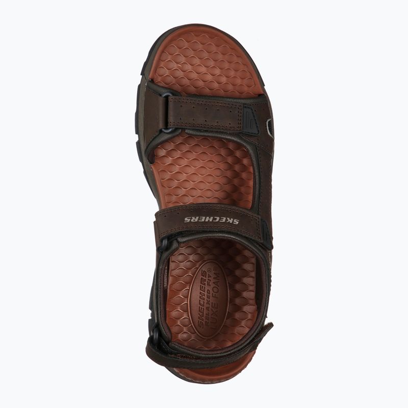 Pánske sandále SKECHERS Tresmen Hirano chocolate 11