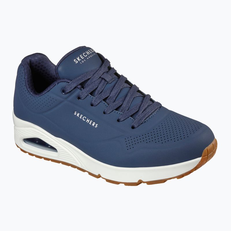 Pánske obuv SKECHERS Uno Stand On Air navy/white 8