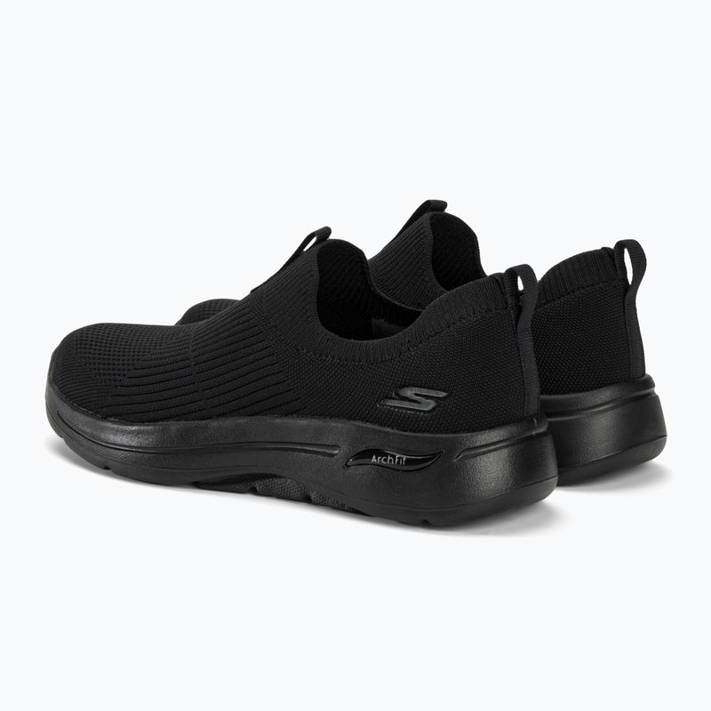 Dámska obuv SKECHERS Go Walk Arch Fit Iconic black 3