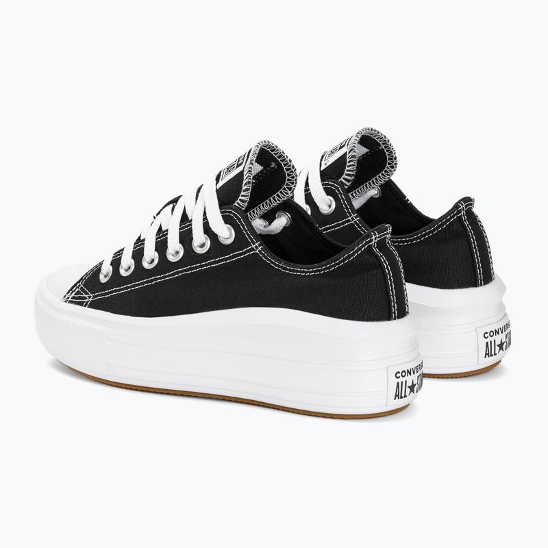 Dámske tenisky Converse Chuck Taylor All Star Move Canvas Platform Ox black/white/white 3