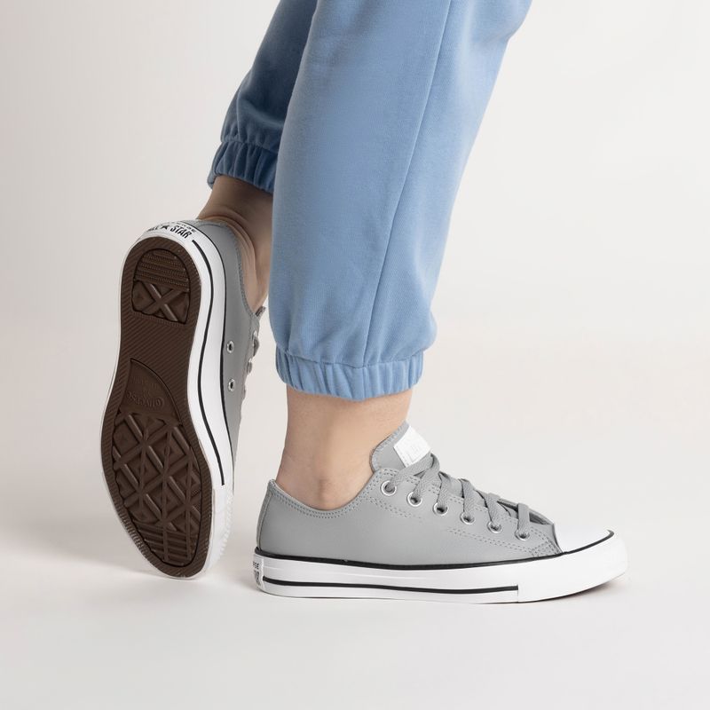 Converse Chuck Taylor All Star Ox dámske tenisky ash stone/ash stone/white 2