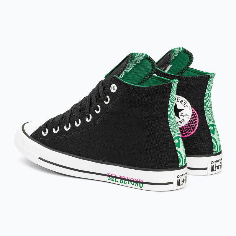 Tenisky Converse Chuck Taylor All Star Hi black/green/prime pink 3