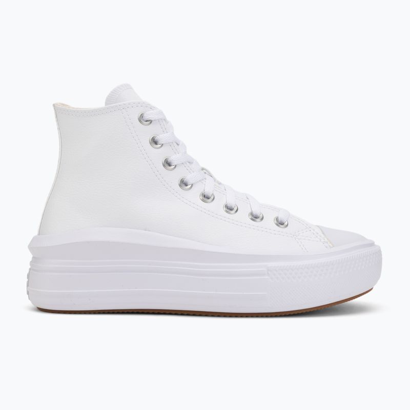 Dámske tenisky Converse Chuck Taylor All Star Move Platform Leather white 2
