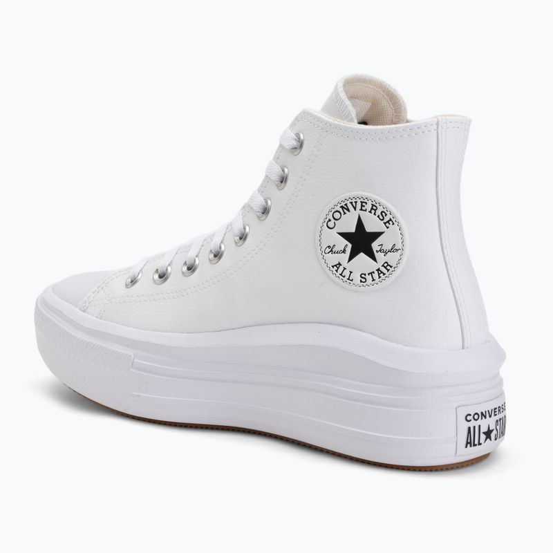 Dámske tenisky Converse Chuck Taylor All Star Move Platform Leather white 3