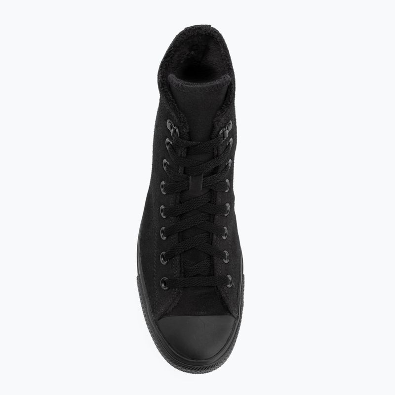 Tenisky Converse Chuck Taylor All Star Hi Suede Faux Fur black 5