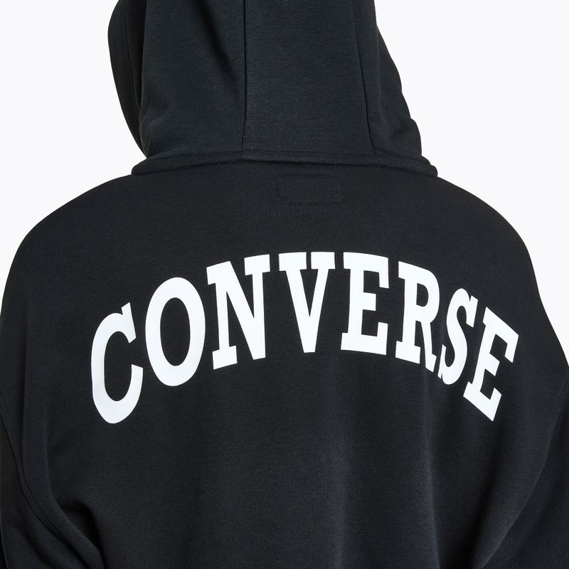 Dámska mikina Converse Retro Full-Zip Hoodie converse black 5