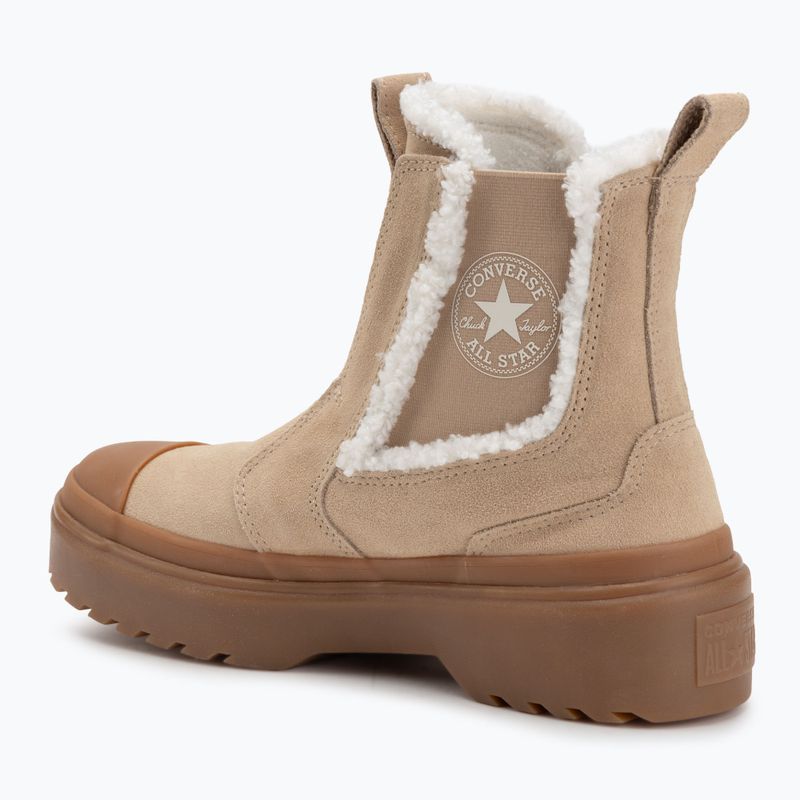 Dámske topánky Converse Chuck Taylor All Star Chelsea Lugged Suede warm quarry/egret/gum 3
