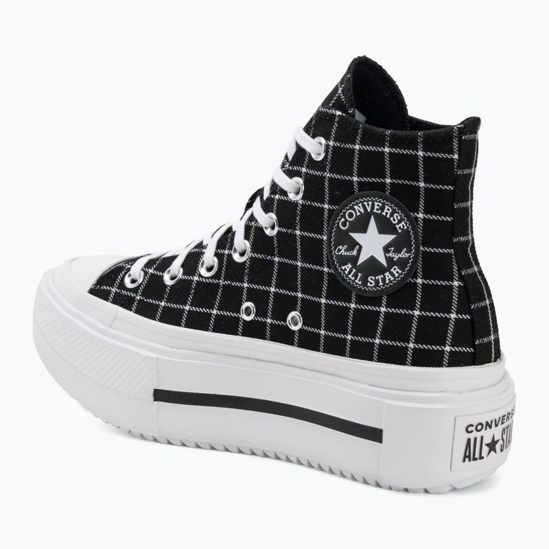 Dámske tenisky Converse Chuck Taylor All Star Lift Double Stack Hi black/white 3