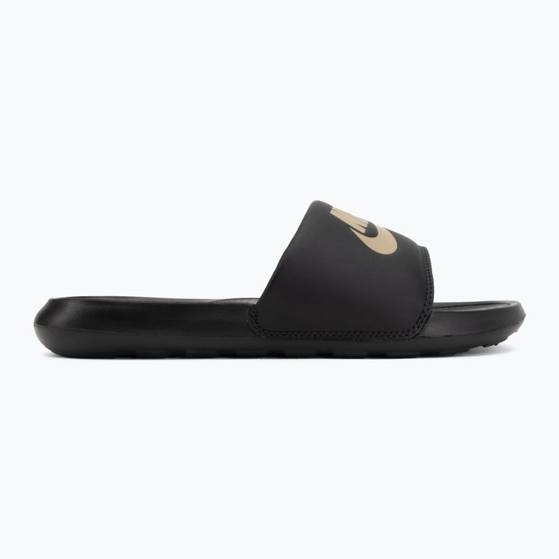 Pánske šľapky Nike Victori One Slide black/metallic gold 2