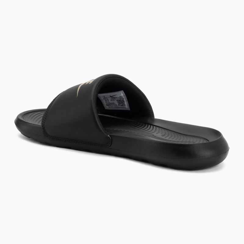 Pánske šľapky Nike Victori One Slide black/metallic gold 3