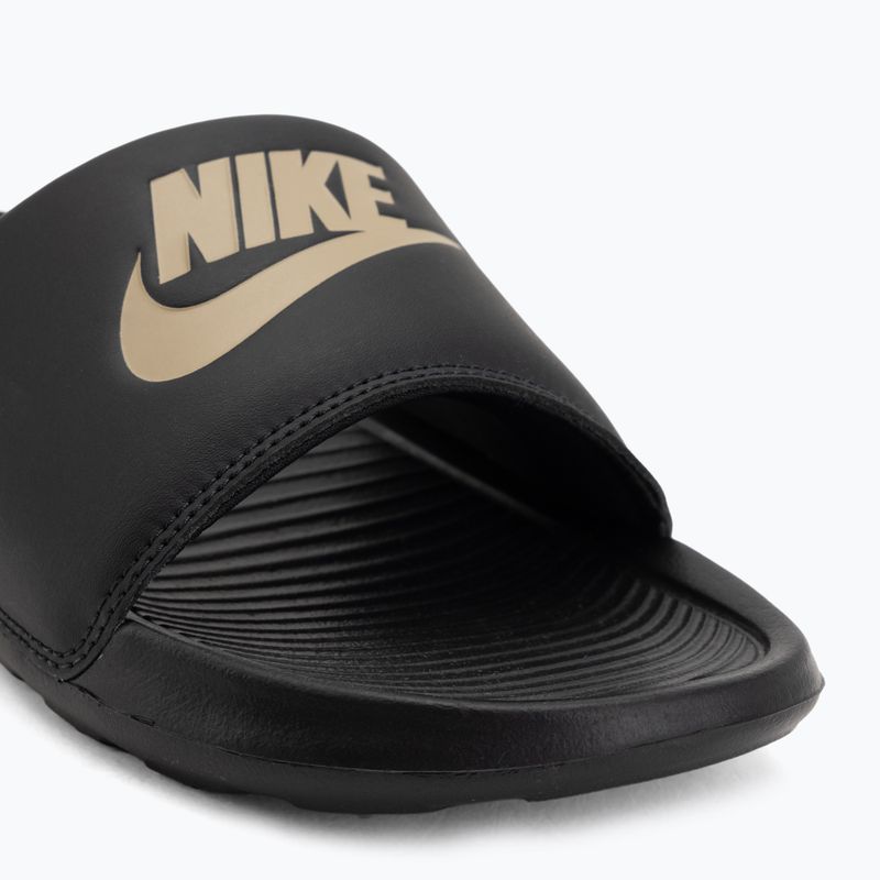 Pánske šľapky Nike Victori One Slide black/metallic gold 7