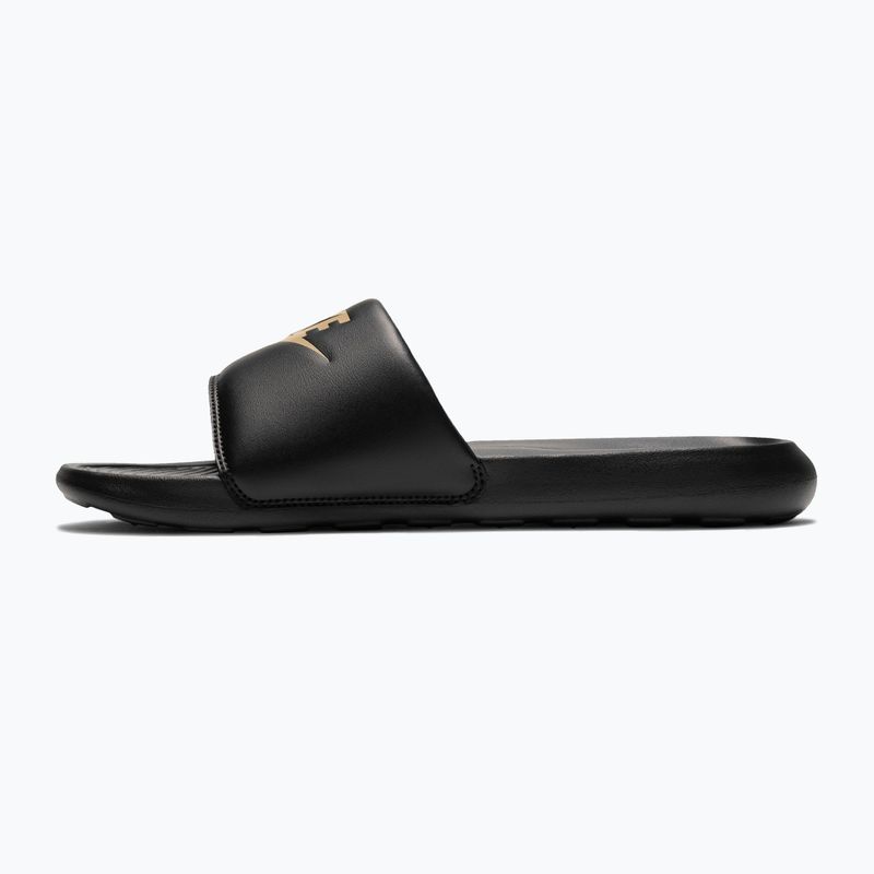 Pánske šľapky Nike Victori One Slide black/metallic gold 2