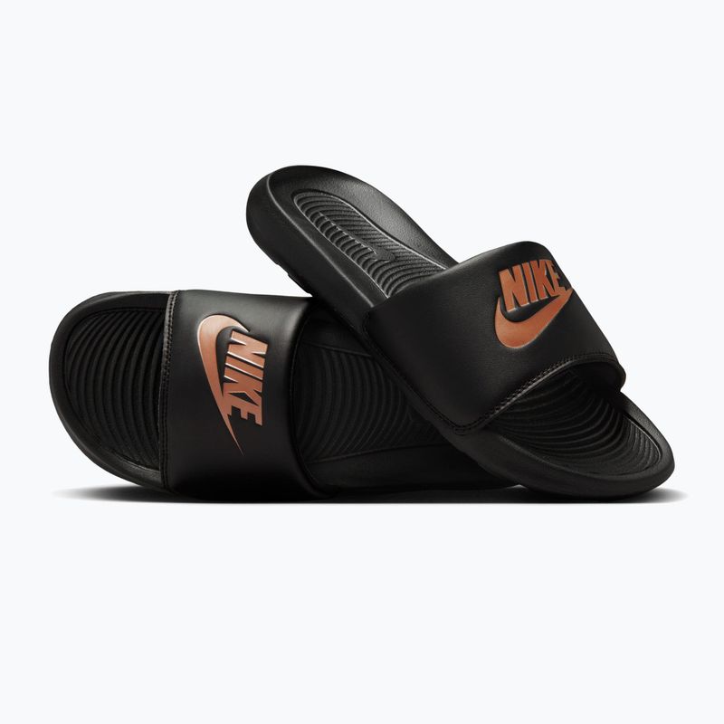 Dámske šľapky Nike Victori One Slide black/black/metallic red bronze 3