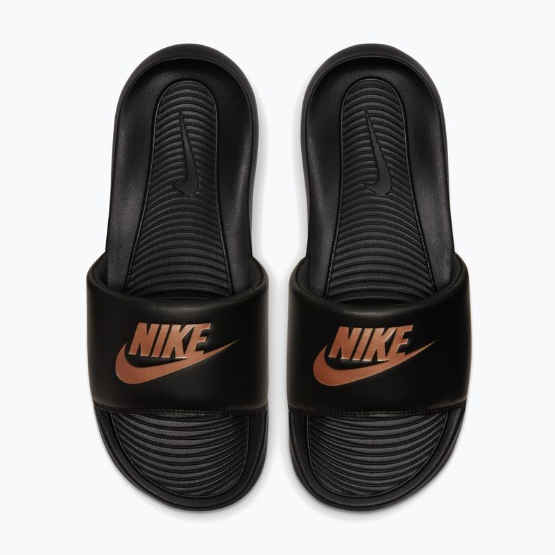 Dámske šľapky Nike Victori One Slide black/black/metallic red bronze 4