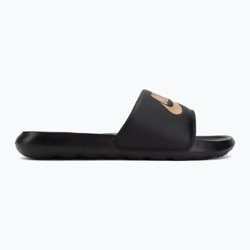 Dámske šľapky Nike Victori One Slide black/black/metallic red bronze 2