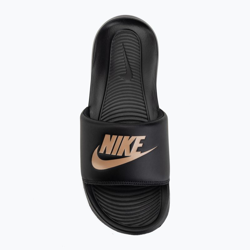 Dámske šľapky Nike Victori One Slide black/black/metallic red bronze 5