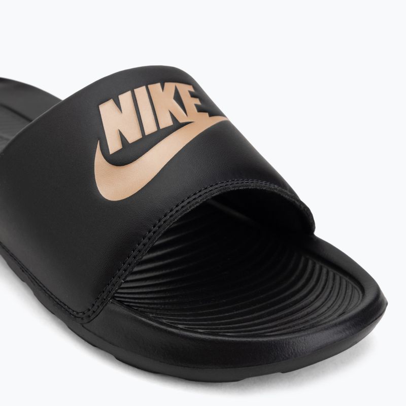 Dámske šľapky Nike Victori One Slide black/black/metallic red bronze 7