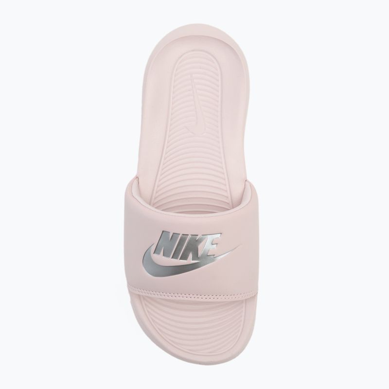 Dámske šľapky Nike Victori One Slide barely rose/barely rose/metallic silver 5