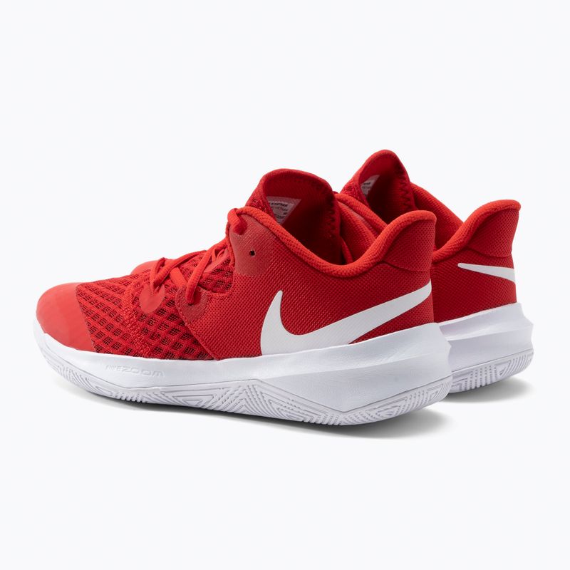 Tenisky na volejbal Nike Zoom Hyperspeed Court červená/biela 3