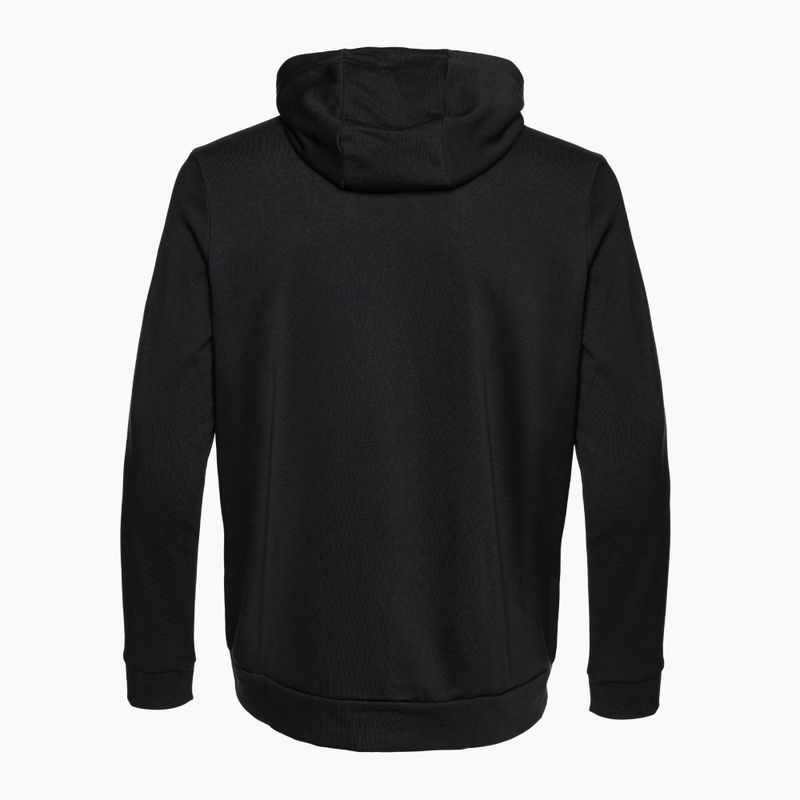 Pánska mikina Nike Dri-Fit Fitness s kapucňou a celoprepínacím zipsom Fleece black/white 2