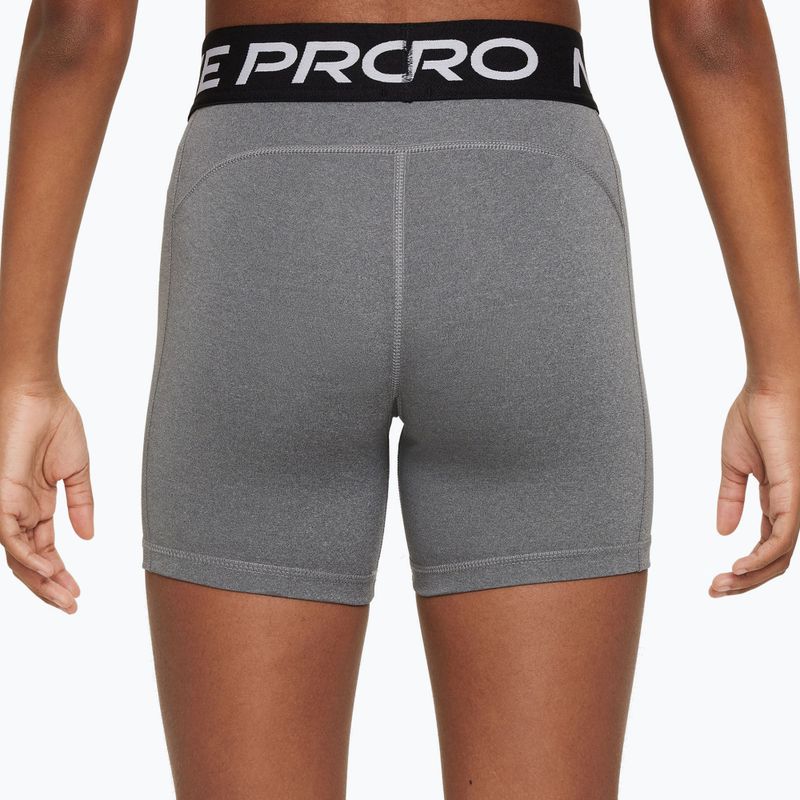 Detské šortky Nike Pro carbon heather/white 4