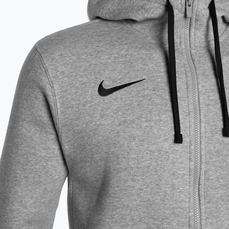 Pánska mikina s kapucňou Nike Park 20 Full Zip Hoodie dark grey heather/black/black 3